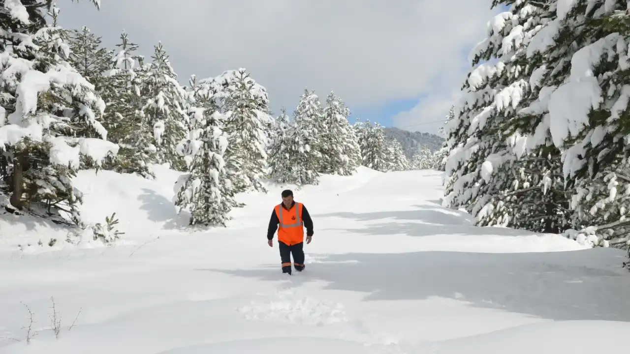 Antalya Yaza Hazırlanırken Kar Sürprizi İle Karşılaştı 2